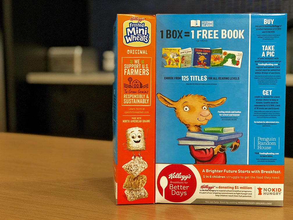 More than 90 percent of Kellogg’s® U.S. cereal packages and Kellogg’s Nutri-Grain® bars feature social impact campaigns that are creating Better Days for U.S. farmers, kids in feeding programs and families.