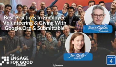 Best Practices In Employee Volunteering & Giving With Google.Org & Submittable